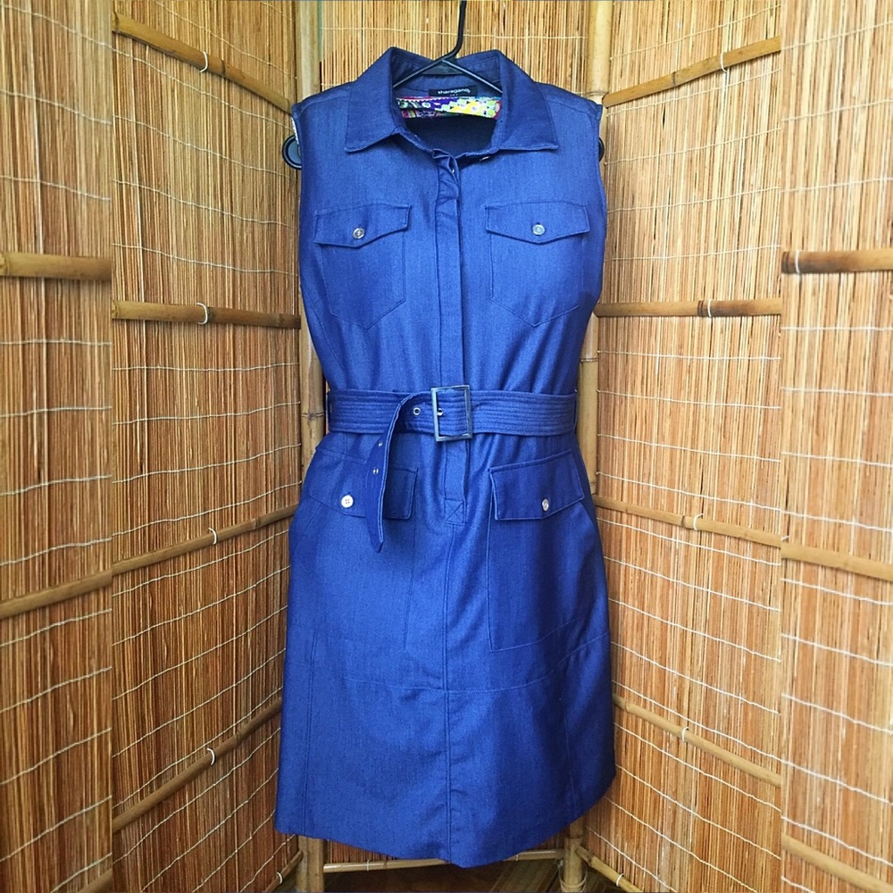 Denim Button Down Dress